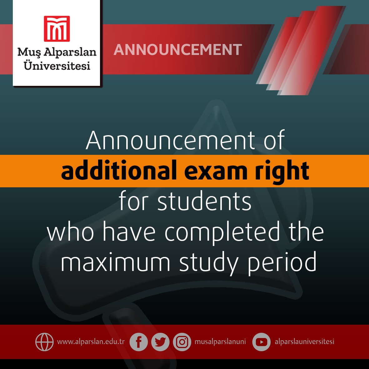 announcement-of-additional-exam-right-for-students-who-have-completed-the-maximum-study-period-925